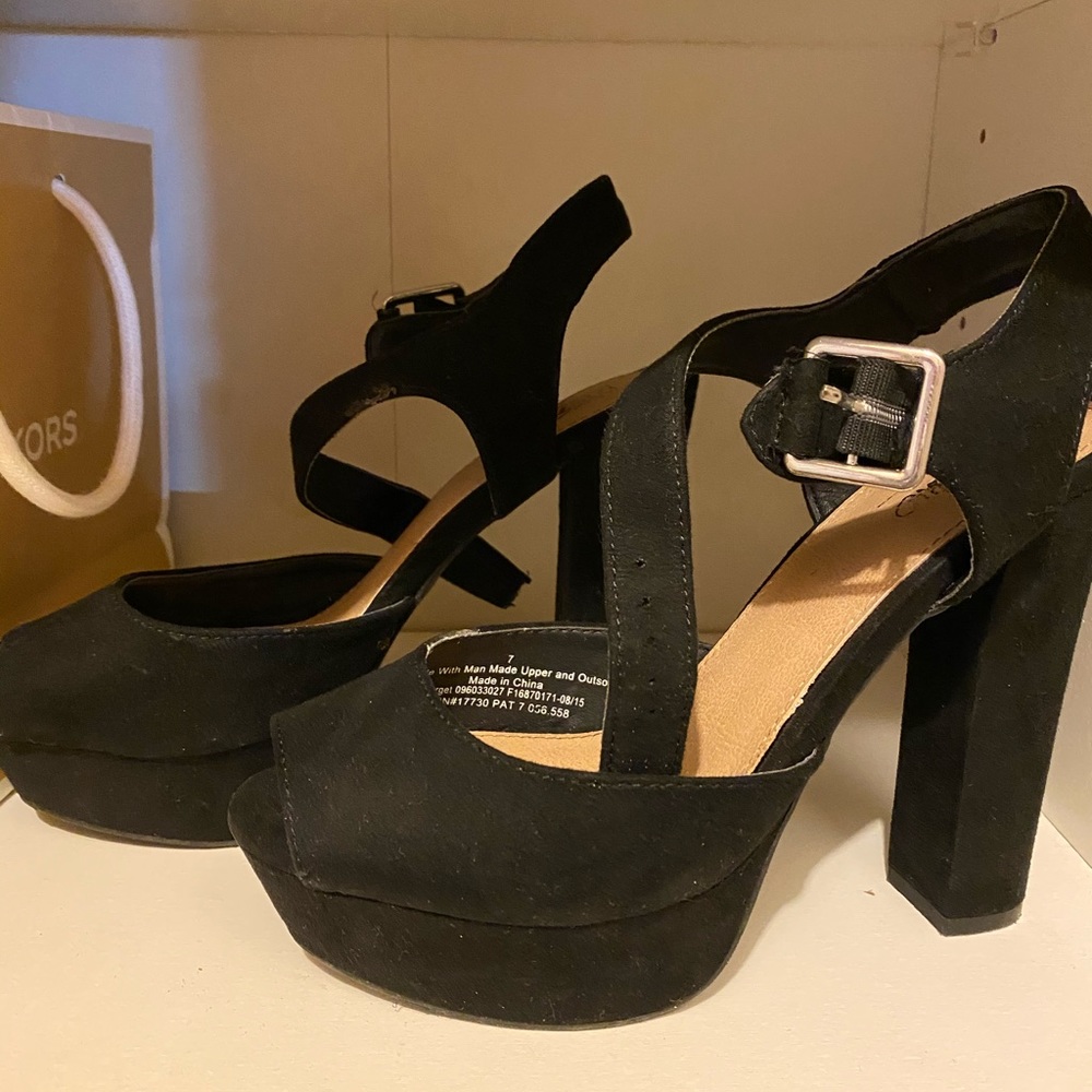 Black heels